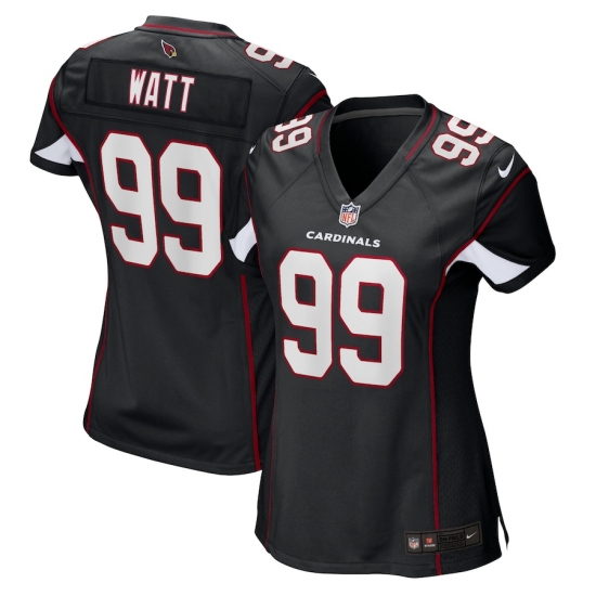 Women's Arizona Cardinals #99 J.J. Watt Nike Black Alternate Jersey - Ujersey