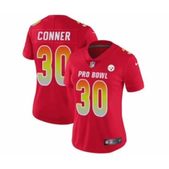 Women's Nike Pittsburgh Steelers #30 James Conner Limited Red AFC 2019 Pro Bowl NFL Jersey - Ujersey