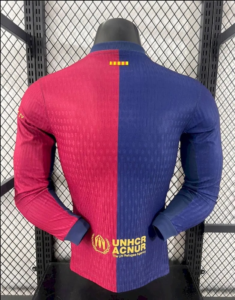 Soccer Jersey Barcelona Home x Travis Scott  Long Sleeve Shirt 2024/25
