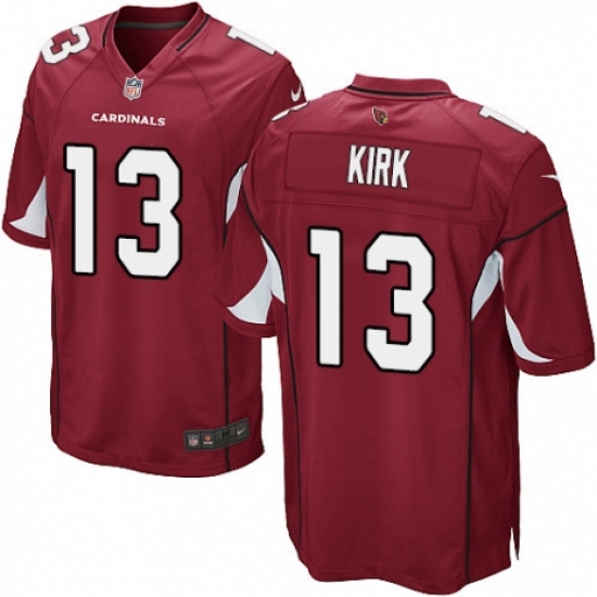 Men's Nike Arizona Cardinals #13 Christian Kirk Game Red Team Color NFL Jersey - Ujersey