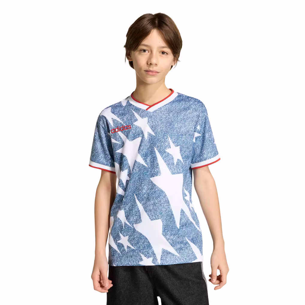 Youth adidas Blue USA 1994 Denim Graphic Fashion Jersey - Ujersey NHL