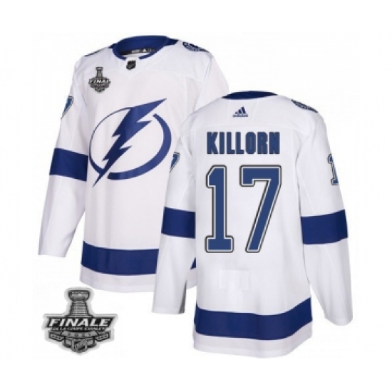 Men's Adidas Lightning #18 Ondrej Palat Blue Home Authentic 2021 Stanley Cup Jersey