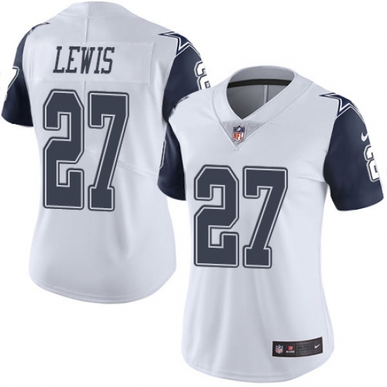 Women's Nike Dallas Cowboys #27 Jourdan Lewis Limited White Rush Vapor Untouchable NFL Jersey - Ujersey