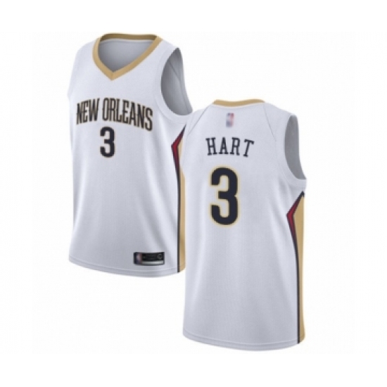 Youth New Orleans Pelicans #3 Josh Hart Swingman White Basketball Jersey - Association Edition - Ujersey