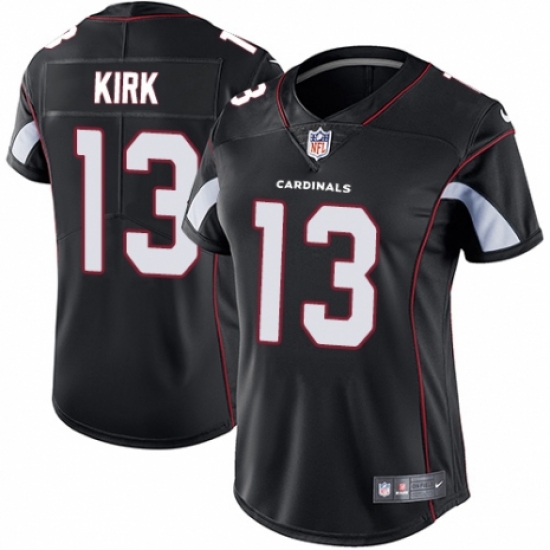 Women's Nike Arizona Cardinals #13 Christian Kirk Black Alternate Vapor Untouchable Limited Player NFL Jersey - Ujersey