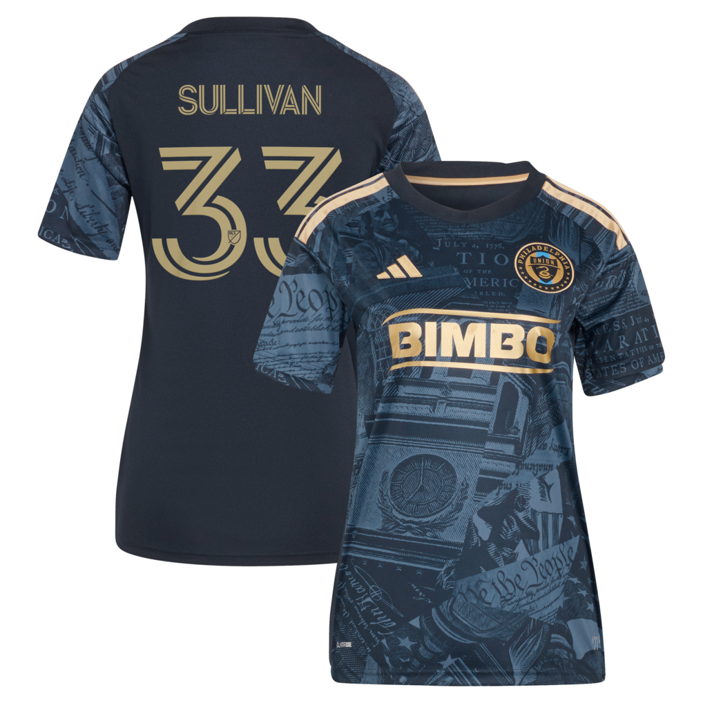 Women's Philadelphia Union Quinn Sullivan adidas Navy 2026 1776 Kit Replica Jersey - Ujersey