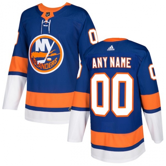 Men's New York Islanders adidas Royal Authentic Custom Jersey - Ujersey