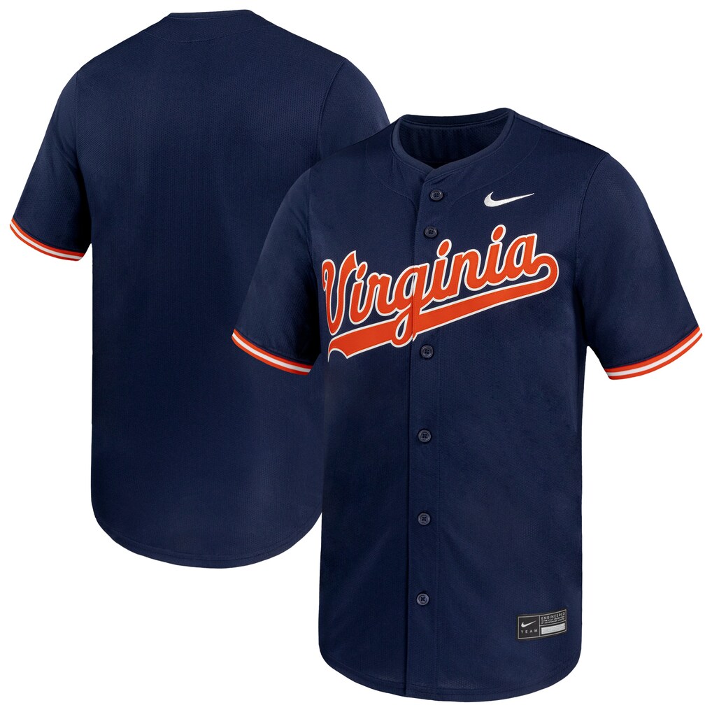 Men's Nike Navy Virginia Cavaliers Limited Baseball Jersey - Ujersey