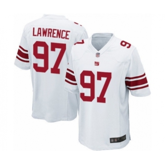 Men's New York Giants #97 Dexter Lawrence Game White Football Jersey - Ujersey