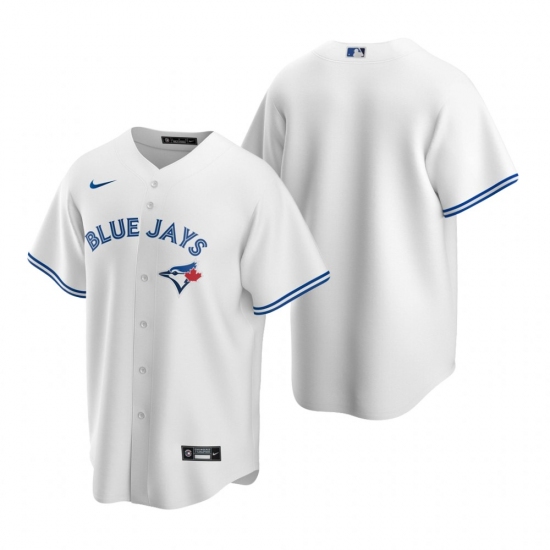 Men's Nike Toronto Blue Jays Blank White Home Stitched Baseball Jersey - Ujersey