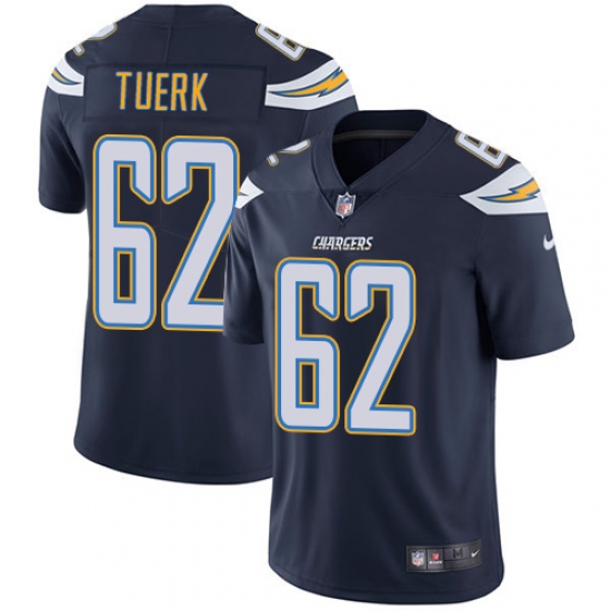 Youth Nike Los Angeles Chargers #62 Max Tuerk Elite Navy Blue Team Color NFL Jersey - Ujersey