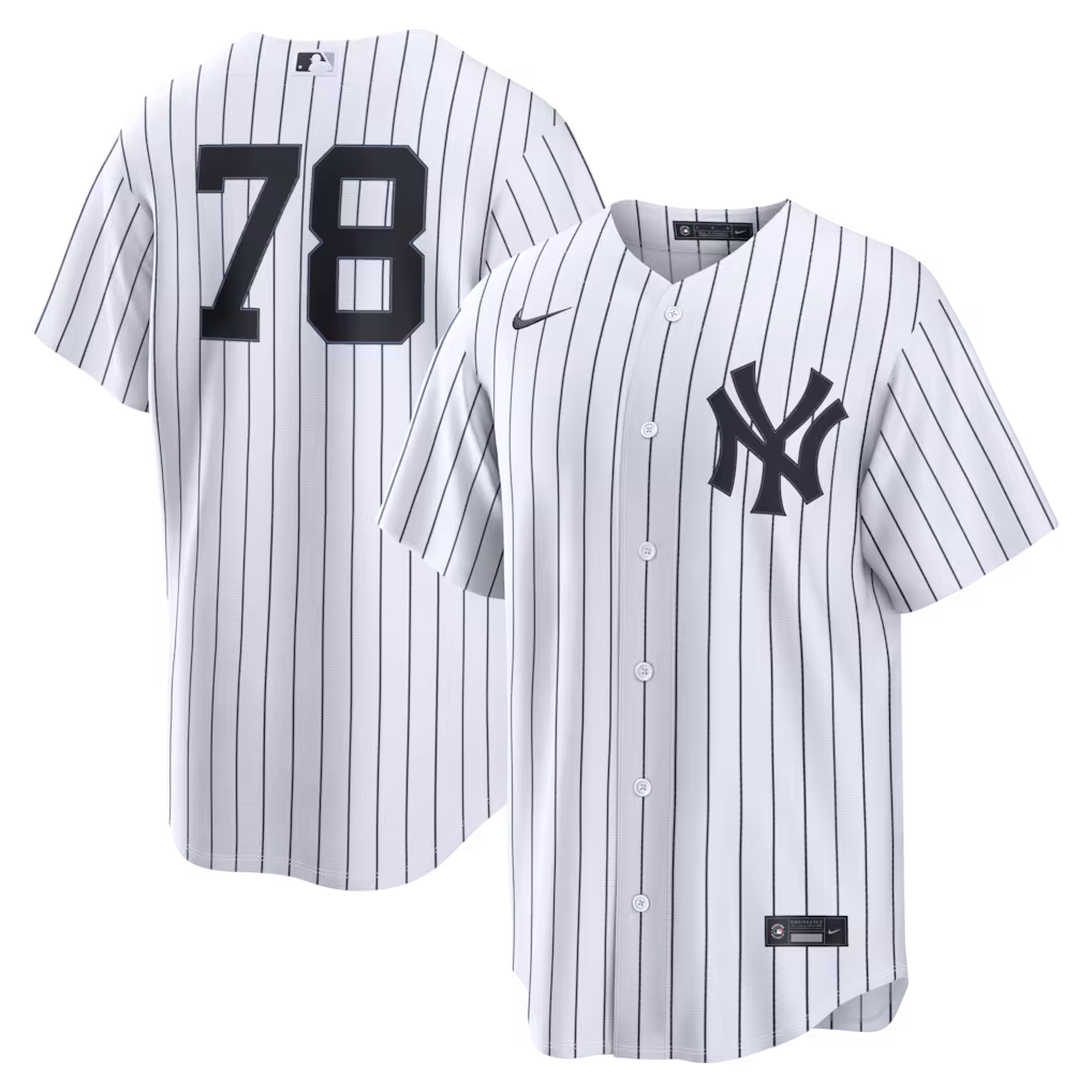 Men's New York Yankees Spencer Jones Nike White Home Replica Jersey - Ujersey