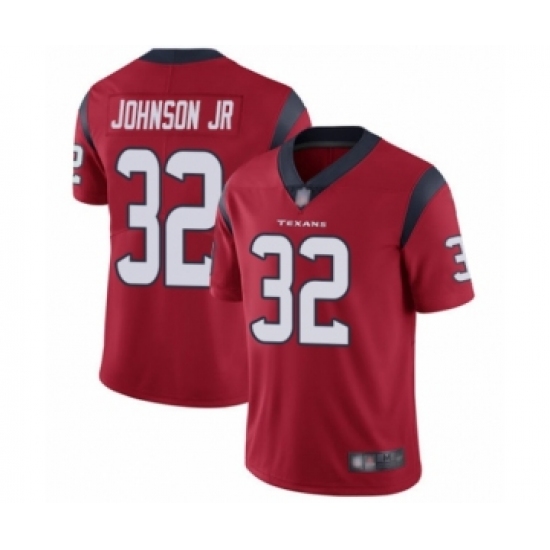 Men's Houston Texans #32 Lonnie Johnson Red Alternate Vapor Untouchable Limited Player Football Jersey - Ujersey