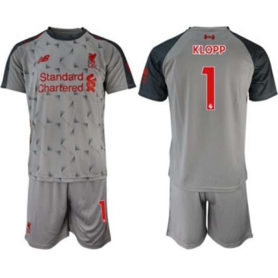 Liverpool #1 Klopp Third Soccer Club Jersey