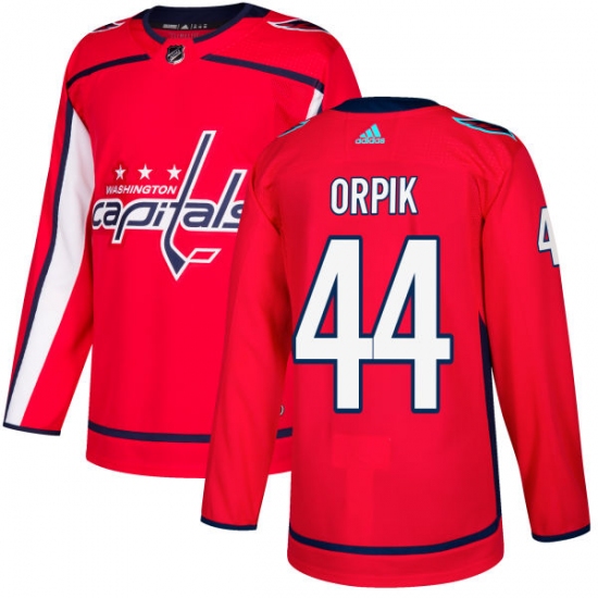 Men's Adidas Washington Capitals #44 Brooks Orpik Premier Red Home NHL Jersey - Ujersey