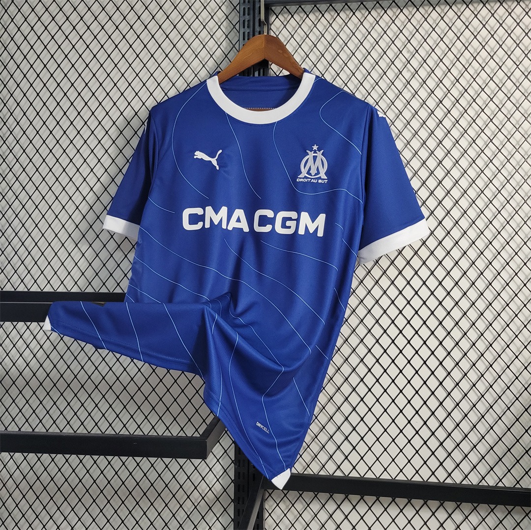 Marseille Soccer Jersey Away Custom Shirt 2023/24 - ujerseystore