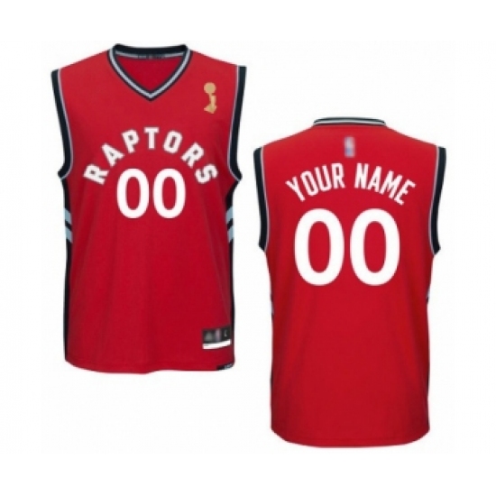 Youth Toronto Raptors Customized Authentic Red 2019 Basketball Finals Champions Jersey - Icon Edition - Ujersey