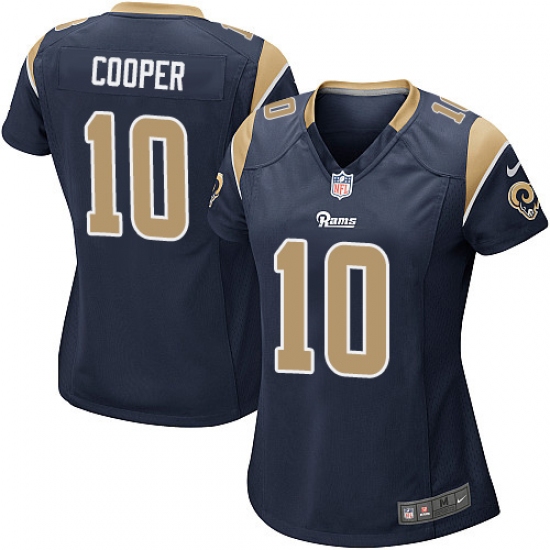 Women's Nike Los Angeles Rams #10 Pharoh Cooper Game Navy Blue Team Color NFL Jersey - Ujersey