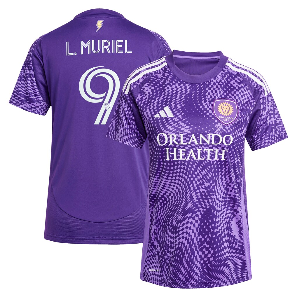 Women's Orlando City SC Luis Muriel adidas Purple 2025 Perfect Storm Replica Player Jersey - Ujersey
