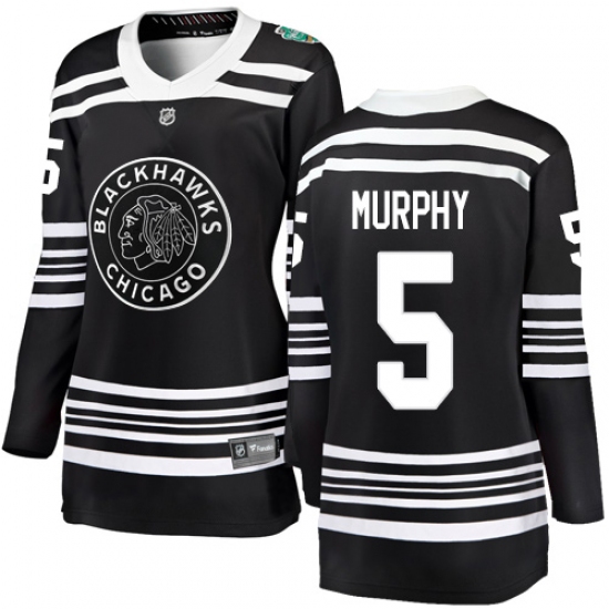Women's Chicago Blackhawks #5 Connor Murphy Black 2019 Winter Classic Fanatics Branded Breakaway NHL Jersey - Ujersey