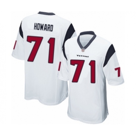 Men's Houston Texans #71 Tytus Howard Game White Football Jersey - Ujersey