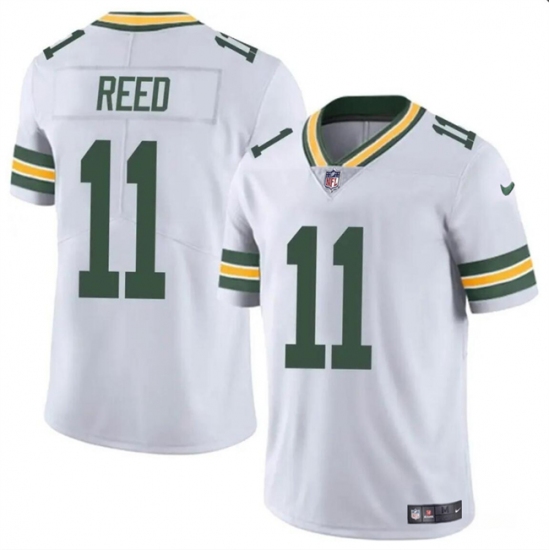 Men's Green Bay Packers #11 Jayden Reed White Vapor Untouchable Football Stitched Jersey - Ujersey