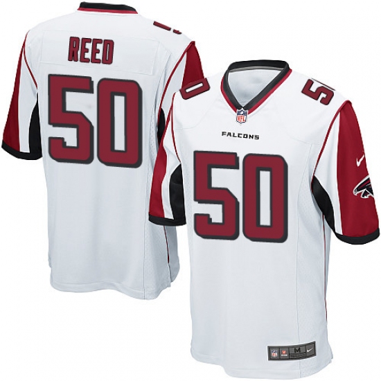 Men's Nike Atlanta Falcons #50 Brooks Reed Game White NFL Jersey - Ujersey