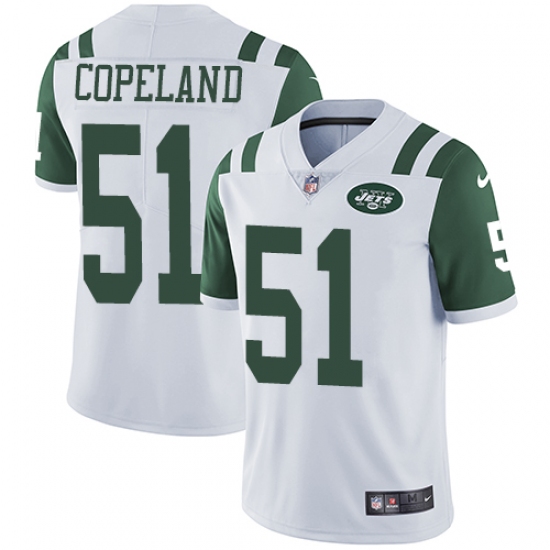 Youth Nike New York Jets #51 Brandon Copeland White Vapor Untouchable Limited Player NFL Jersey - Ujersey