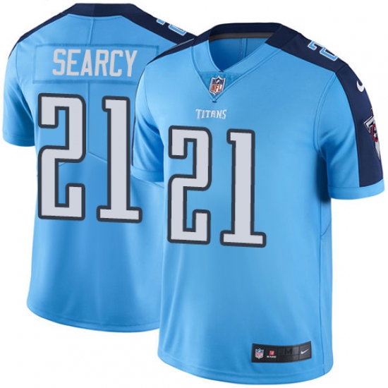 Men's Nike Tennessee Titans #21 Da'Norris Searcy Light Blue Team Color Vapor Untouchable Limited Player NFL Jersey - Ujersey