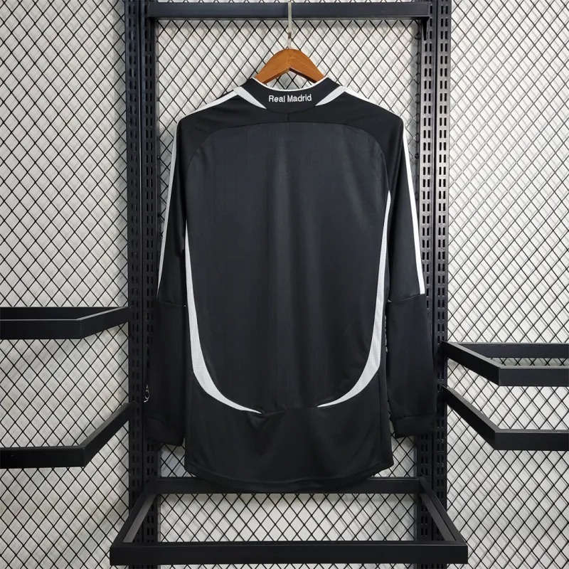 Real Madrid Retro Jersey Away Long Sleeve Custom Soccer Shirt 2006/07 - Ujersey