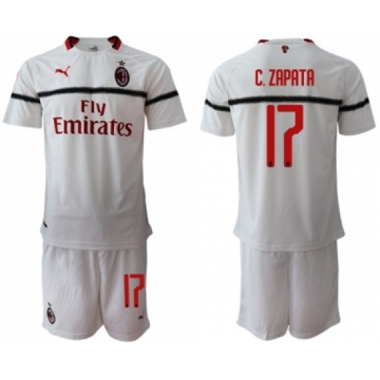 Inter Milan #9 Icardi White Away Soccer Club Jersey