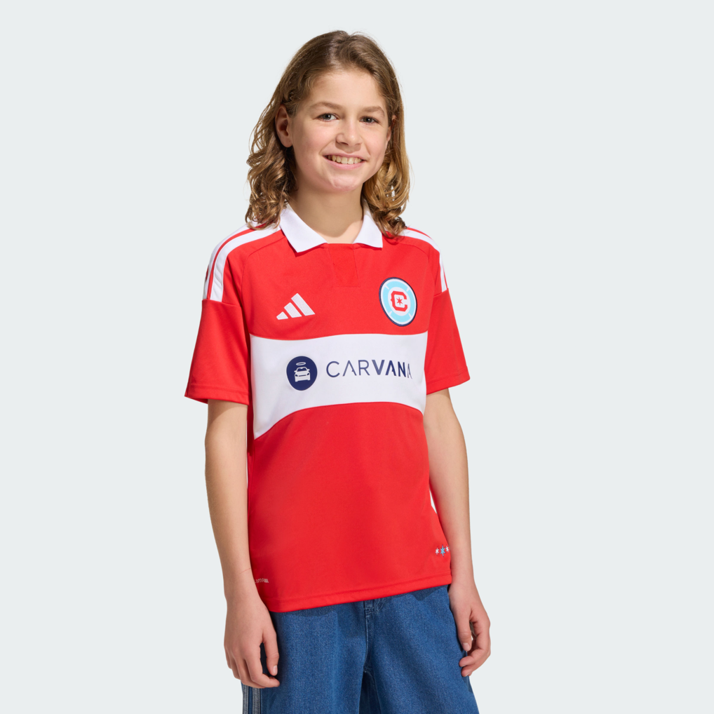 Youth Chicago Fire adidas Red 2026 Forever Red Replica Jersey - Ujersey