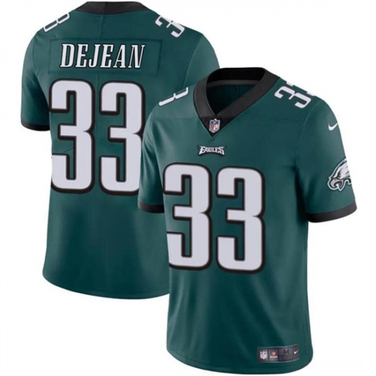 Men's Philadelphia Eagles #33 Cooper DeJean Green 2024 Draft Vapor Untouchable Limited Football Stitched Jersey - Ujersey