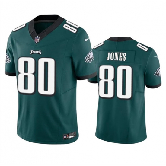 Men's Philadelphia Eagles #80 Julio Jones Green 2023 F.U.S.E. Vapor Untouchable Limited Football Stitched Jersey - Ujersey