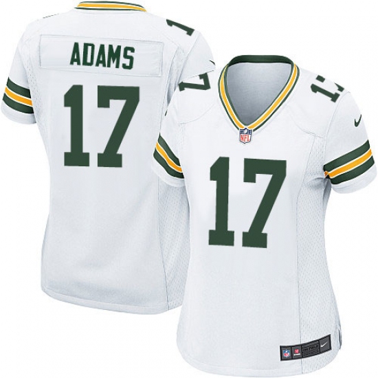 Women's Nike Green Bay Packers #17 Davante Adams Game White NFL Jersey - Ujersey