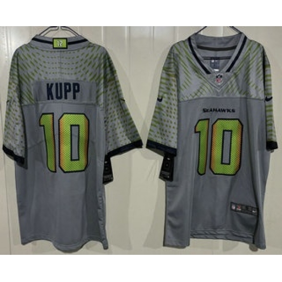 Men's Seattle Seahawks #10 Cooper Kupp Limited Gray Rivalries Vapor Jersey - Ujersey