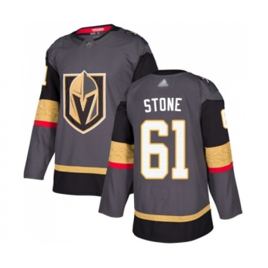 Youth Vegas Golden Knights #61 Mark Stone Authentic Gray Home Hockey Jersey - Ujersey