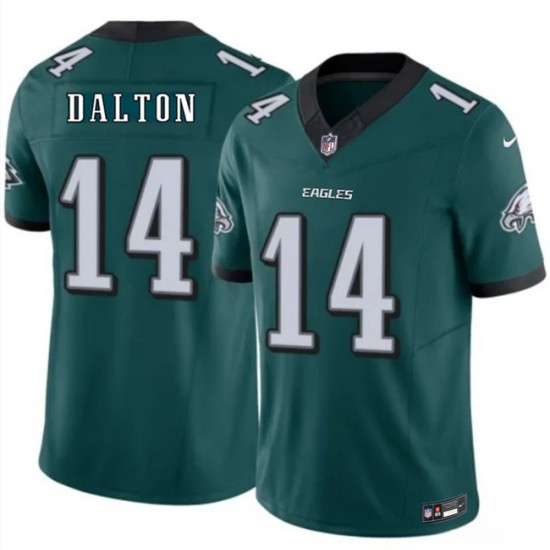 Men's Philadelphia Eagles #14 Andy Dalton Green 2026 F.U.S.E. Vapor Untouchable Limited Stitched Football Jersey - Ujersey