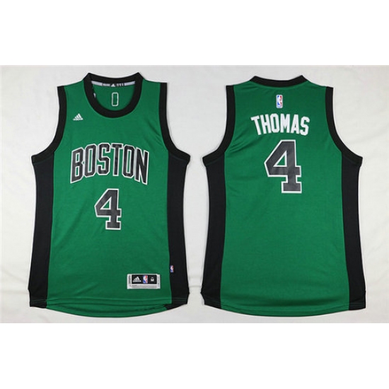 Boston Celtics #4 Isaiah Thomas Green Swingman Stitched NBA Jersey - Ujersey
