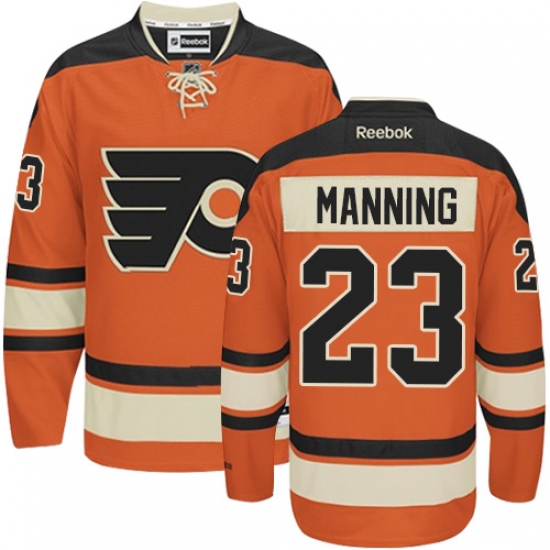 Youth Reebok Philadelphia Flyers #23 Brandon Manning Premier Orange New Third NHL Jersey - Ujersey