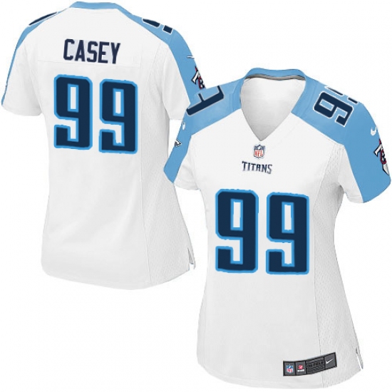 Women's Nike Tennessee Titans #99 Jurrell Casey Game White NFL Jersey - Ujersey