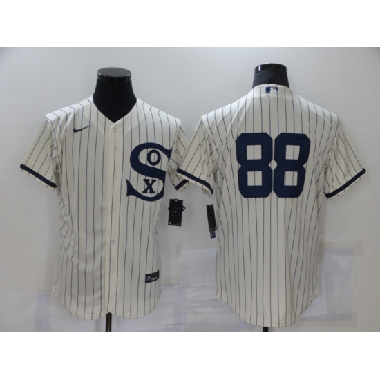 Men's Chicago White Sox #88 Luis Robert Cream Elite 2021 Field of Dreams Jersey - Ujersey