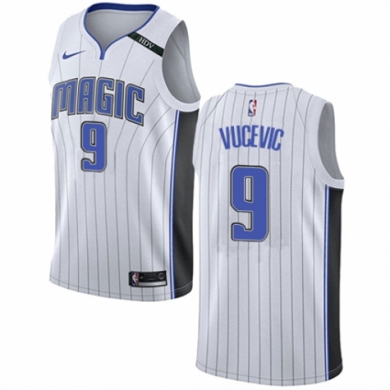 Youth Nike Orlando Magic #9 Nikola Vucevic Swingman NBA Jersey - Association Edition - Ujersey
