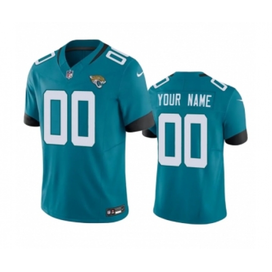 Men's Jacksonville Jaguars Active Player Custom Teal 2023 F.U.S.E Vapor Untouchable Limited Stitched Jersey - Ujersey