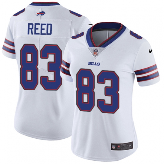 Women's Nike Buffalo Bills #83 Andre Reed White Vapor Untouchable Limited Player NFL Jersey - Ujersey