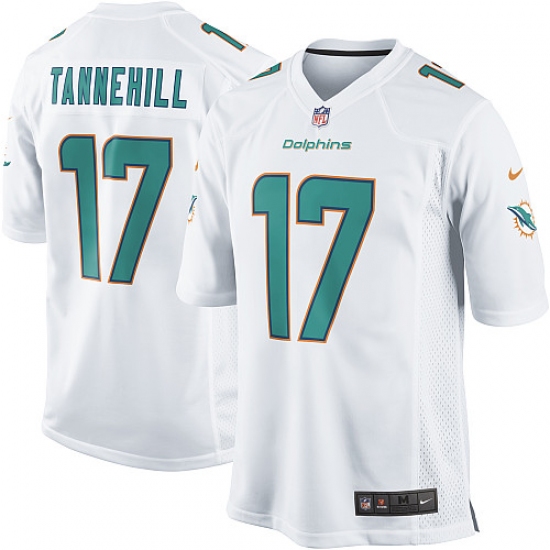 Men's Nike Miami Dolphins #17 Ryan Tannehill Game White NFL Jersey - Ujersey