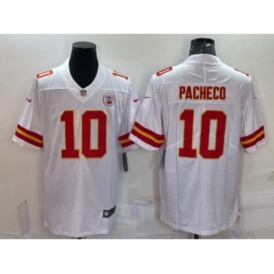 Men's Kansas City Chiefs #10 Isiah Pacheco White 2022 Vapor Untouchable Stitched NFL Nike Limited Jersey - Ujersey