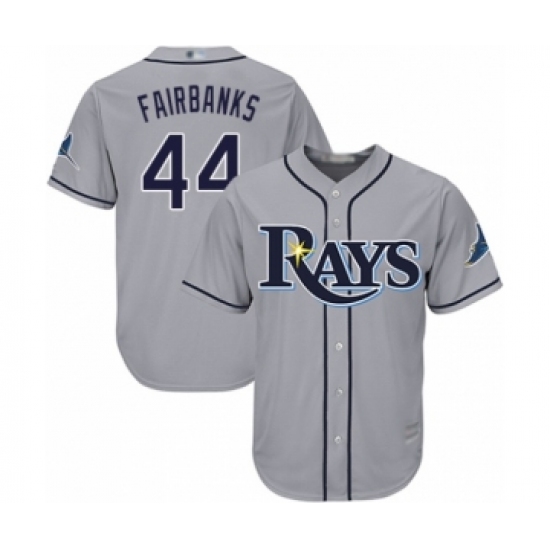 Youth Tampa Bay Rays #44 Peter Fairbanks Authentic Grey Road Cool Base Baseball Player Jersey - Ujersey