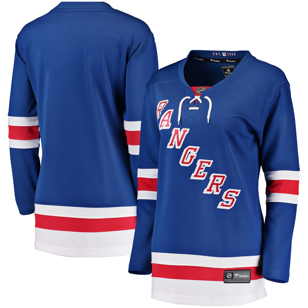 Women's New York Rangers Fanatics Blue Home Breakaway Jersey - Ujersey