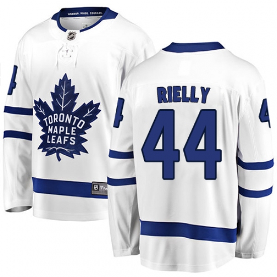 Youth Toronto Maple Leafs #44 Morgan Rielly Fanatics Branded White Away Breakaway NHL Jersey - Ujersey